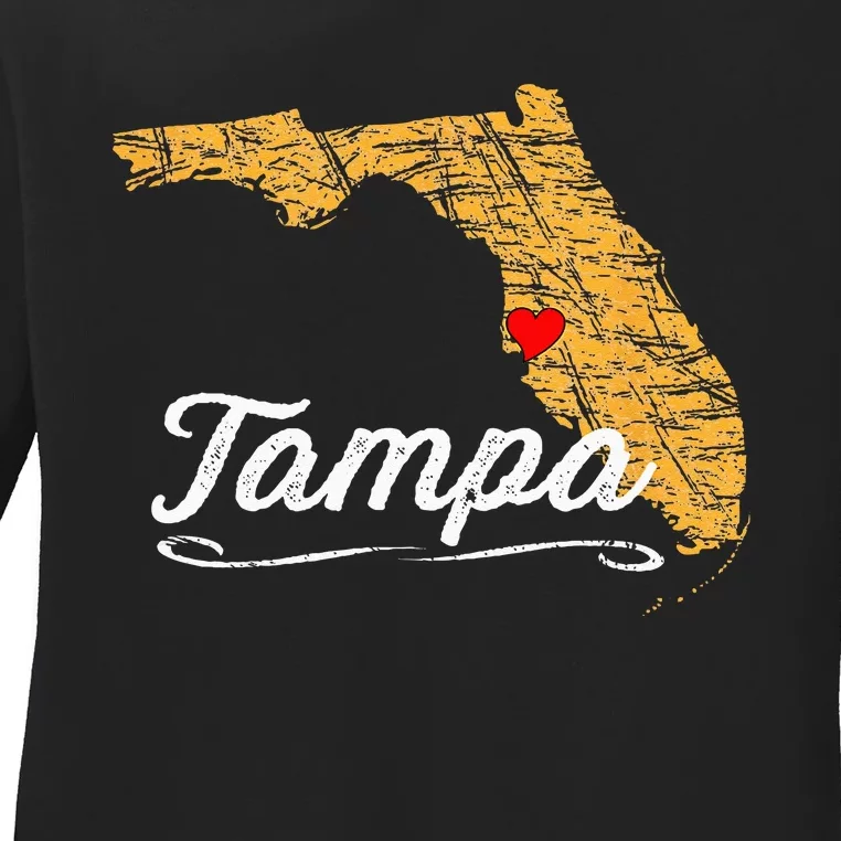 City Of TAMPA BAY FLORIDA Vacation Souvenir Ladies Long Sleeve Shirt