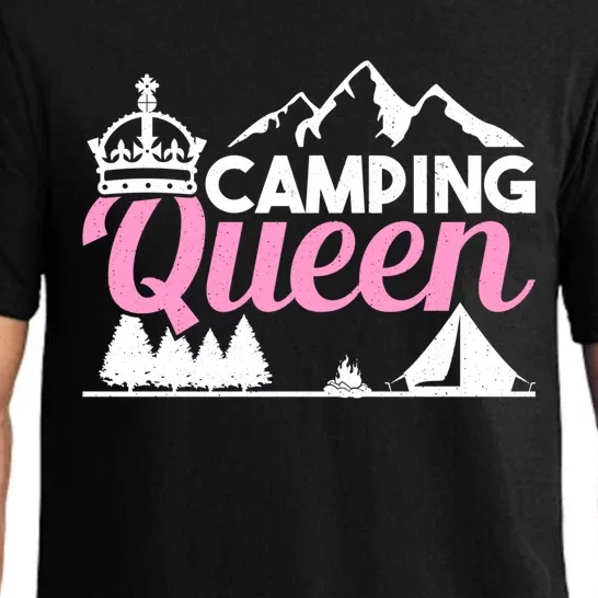 Camper Outdoor Tent Camping Queen Cute Gift Pajama Set