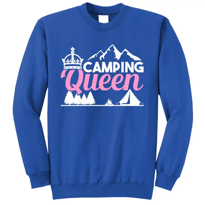 Camper Outdoor Tent Camping Queen Cute Gift Sweatshirt