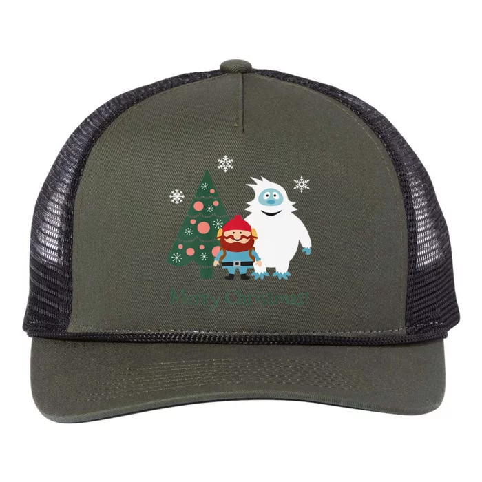 Cornelius Of The Yukon Abominable Snowman Christmas Retro Rope Trucker Hat Cap