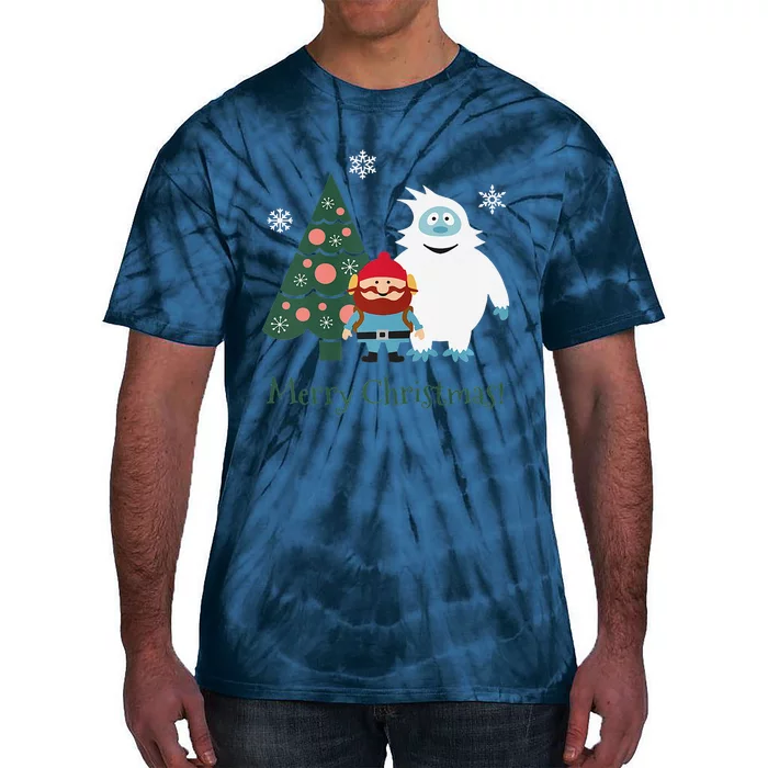 Cornelius Of The Yukon Abominable Snowman Christmas Tie-Dye T-Shirt