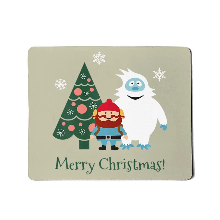 Cornelius Of The Yukon Abominable Snowman Christmas Mousepad