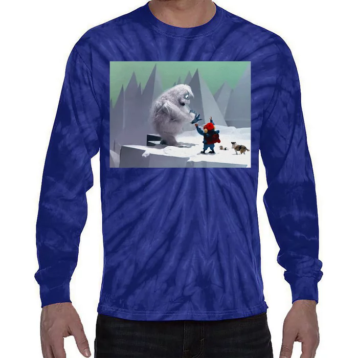 Cornelius Of The Yukon And Bumble The Abominable Snowman Tie-Dye Long Sleeve Shirt