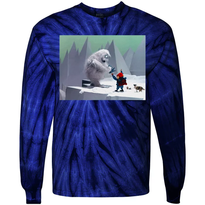 Cornelius Of The Yukon And Bumble The Abominable Snowman Tie-Dye Long Sleeve Shirt