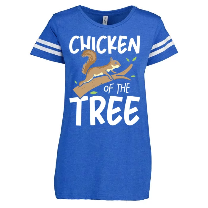 Chicken Of The Tree Squirrel Fun Great Gift Enza Ladies Jersey Football T-Shirt