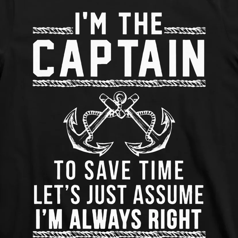 Captain Of The Boat T-Shirt