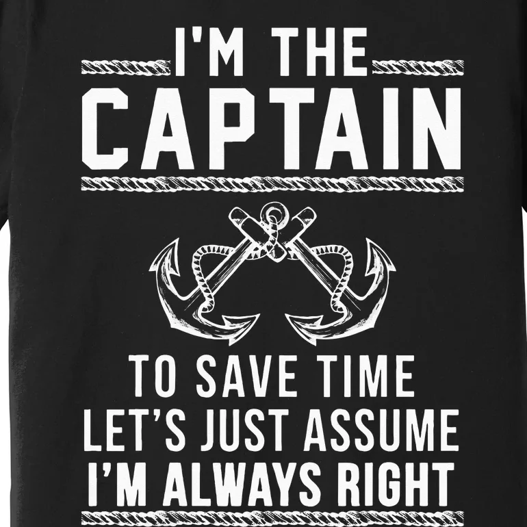 Captain Of The Boat Premium T-Shirt