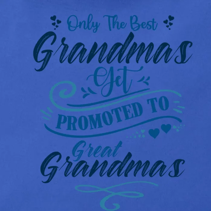 Cute Only The Great Grandmas Get Promoted To Best Grandmas Gift Zip Tote Bag