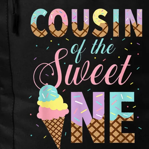 Cousin Of The Sweet One Ice Cream 1st First Birthday Family Daily Commute Backpack