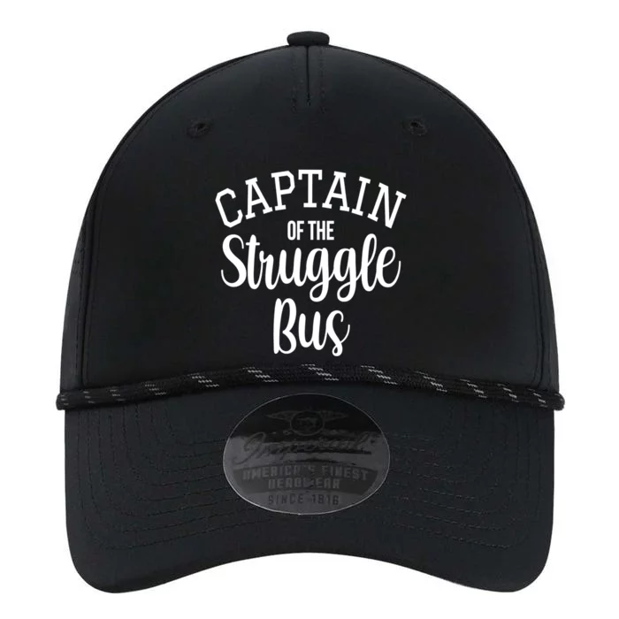 Captain Of The Struggle Bus Cute Funny Sarcastic Mom Gift Performance The Dyno Cap