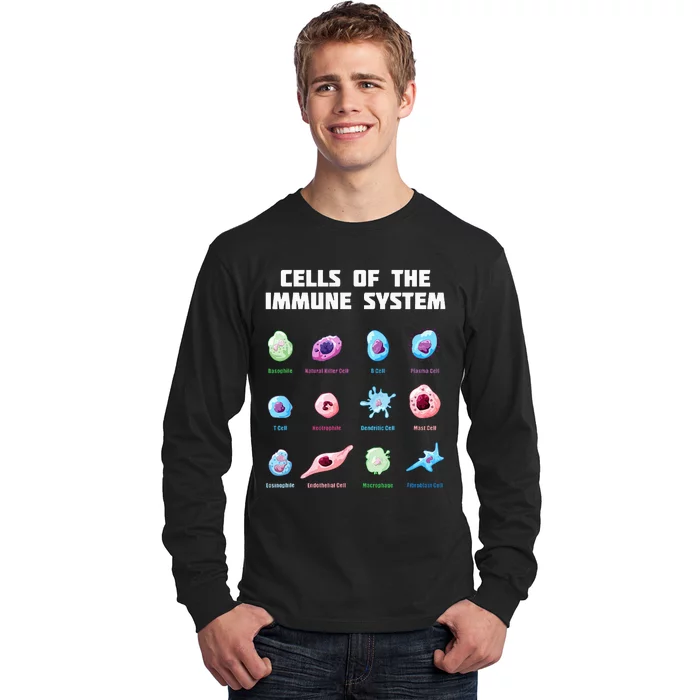 Cells Of The Immune System Biology Molecular Biology Long Sleeve Shirt