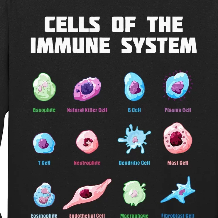 Cells Of The Immune System Biology Molecular Biology Long Sleeve Shirt