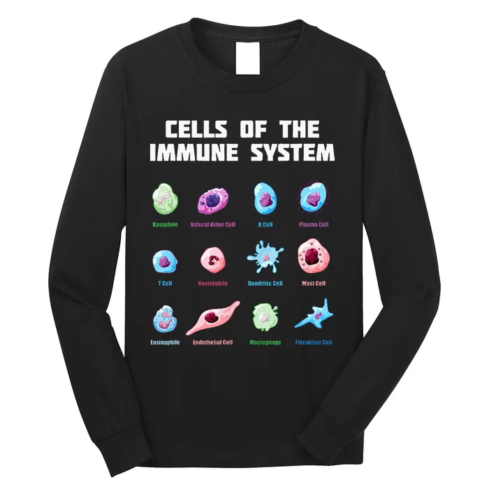 Cells Of The Immune System Biology Molecular Biology Long Sleeve Shirt