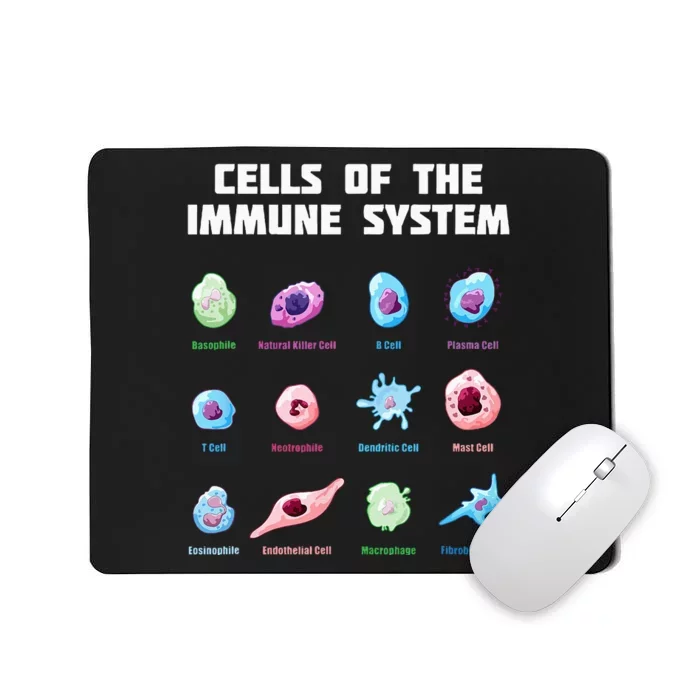 Cells Of The Immune System Biology Molecular Biology Mousepad