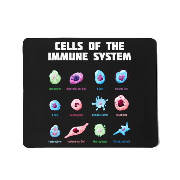 Cells Of The Immune System Biology Molecular Biology Mousepad