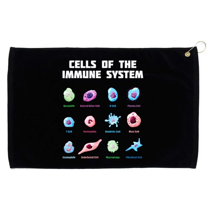 Cells Of The Immune System Biology Molecular Biology Grommeted Golf Towel