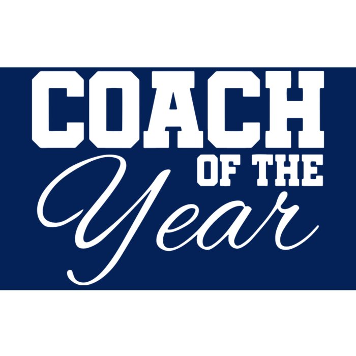 Coach Of The Year Sports Team End Of Season Recognition Bumper Sticker