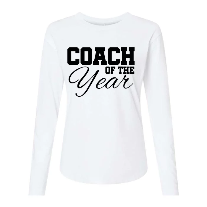 Coach Of The Year Sports Team End Of Season Recognition Womens Cotton Relaxed Long Sleeve T-Shirt