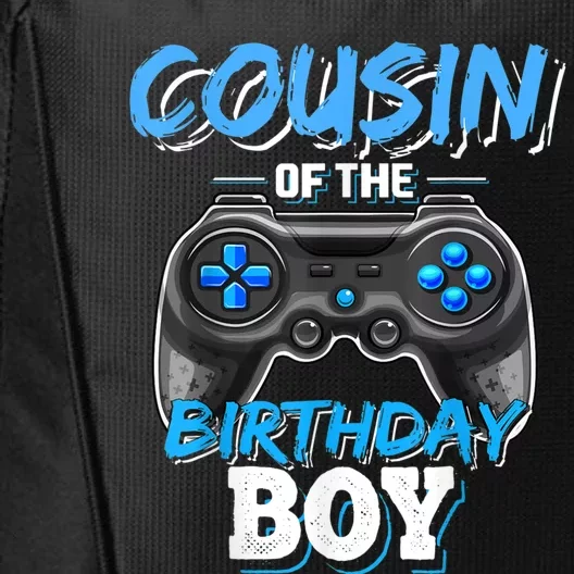 Cousin Of The Birthday Boy Matching Video Game Birthday Gift City Backpack