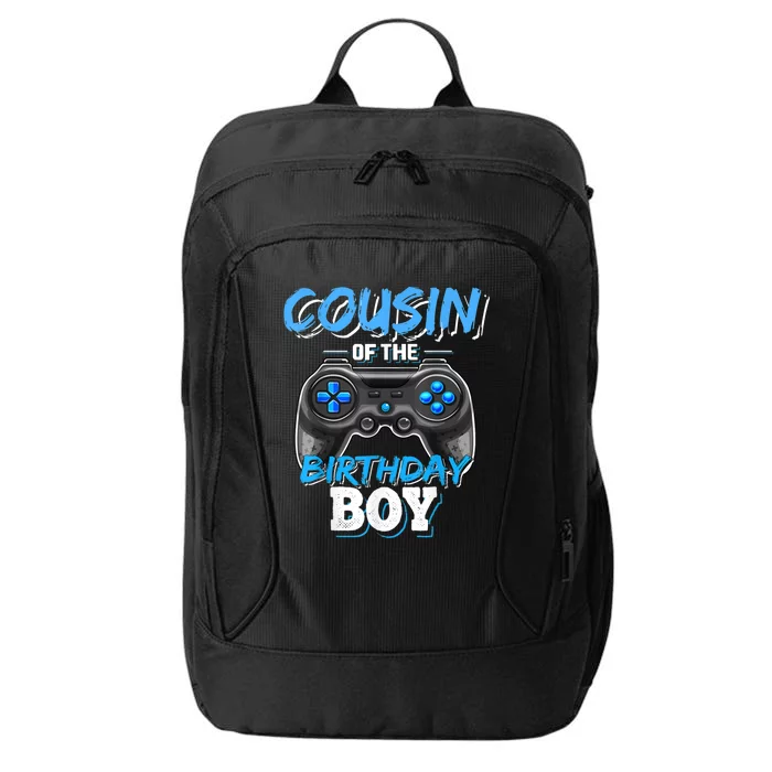 Cousin Of The Birthday Boy Matching Video Game Birthday Gift City Backpack