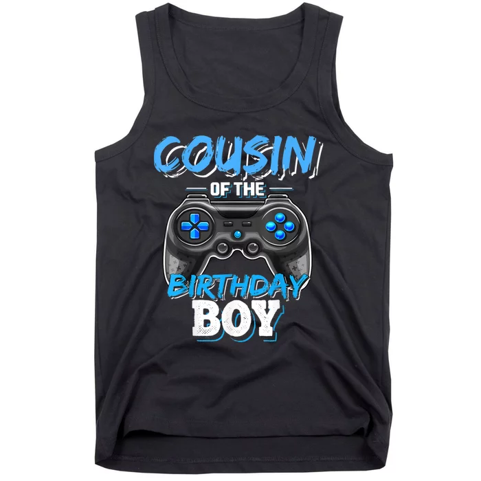 Cousin Of The Birthday Boy Matching Video Game Birthday Gift Tank Top