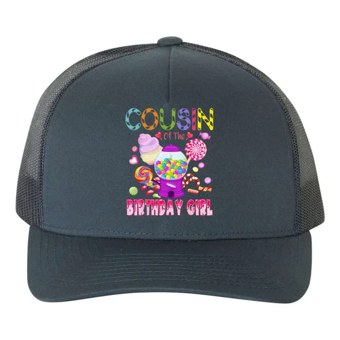 Cousin Of The Birthday Gifts Candyland Candy Birthday Yupoong Adult 5-Panel Trucker Hat