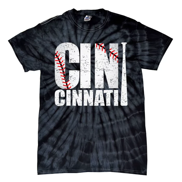 Cincinnati OH The Queens Chip City Basic Cincy Tie-Dye T-Shirt