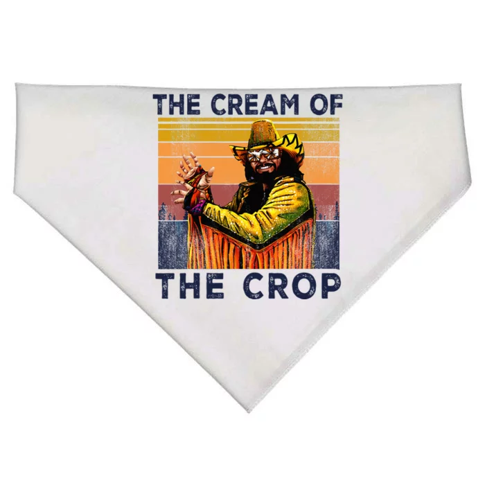 Cream Of The Crop Wrestling Retro Funny USA-Made Doggie Bandana