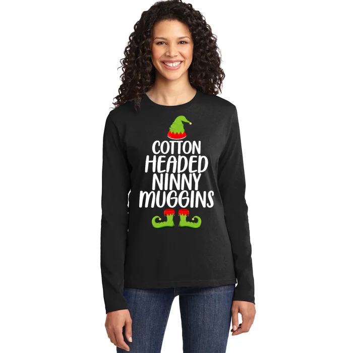 Cotton Headed Ninny Muggins Ladies Long Sleeve Shirt