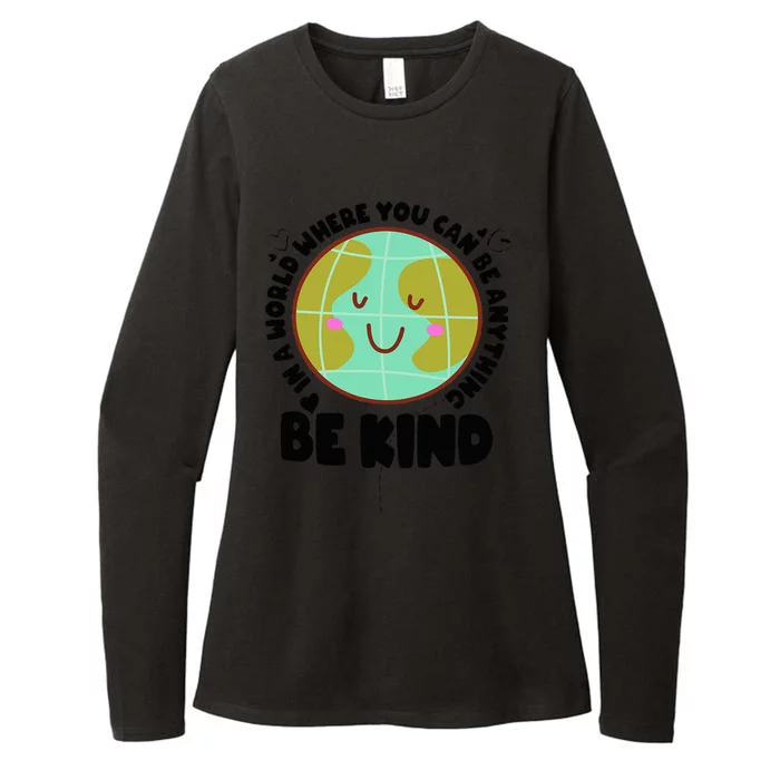 Cute Orange Unity Day Antibullying Awareness Be Kind Womens CVC Long Sleeve Shirt