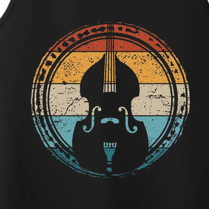 Contrabass Orchestra Upright Bass Retro Double Bass Performance Tank