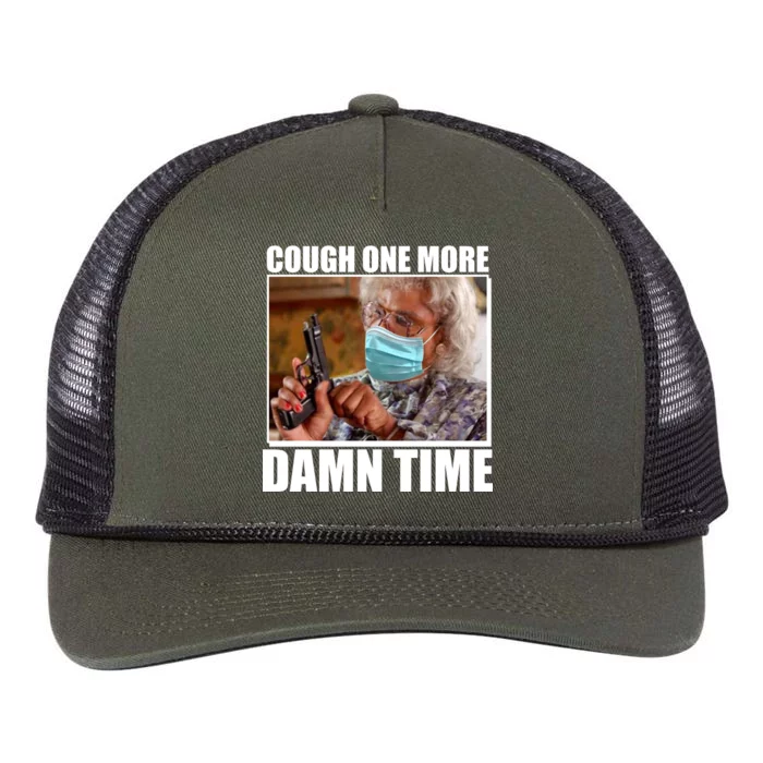 Cough One More Damn Time Retro Rope Trucker Hat Cap