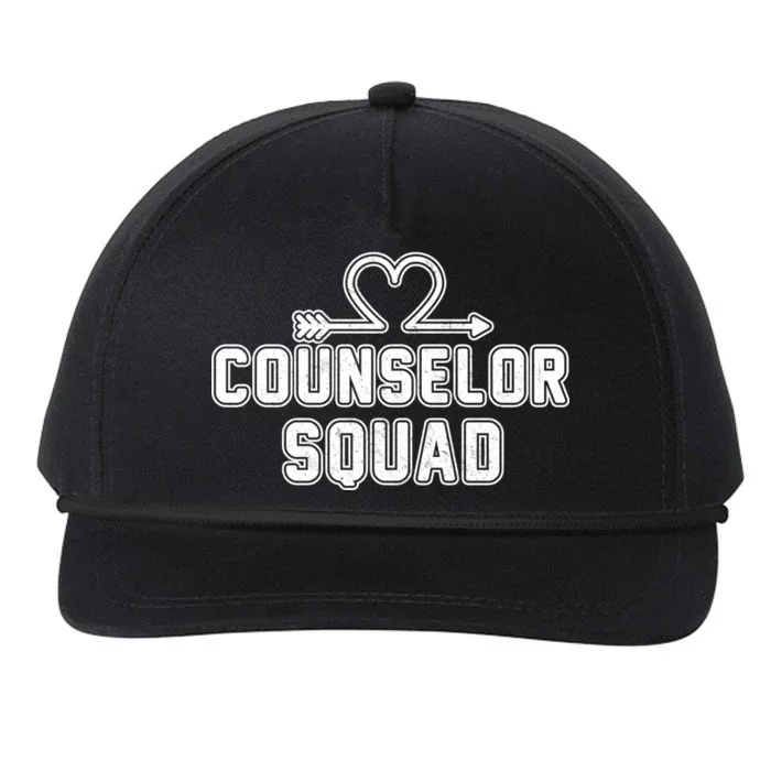 Counselor Squad Heart Snapback Five-Panel Rope Hat