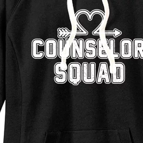 Counselor Squad Heart Women's Fleece Hoodie