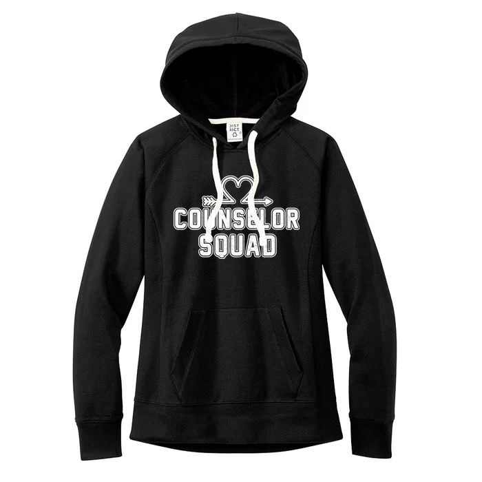 Counselor Squad Heart Women's Fleece Hoodie