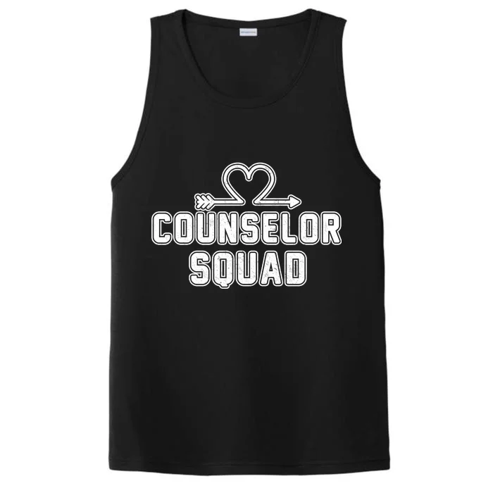 Counselor Squad Heart Performance Tank