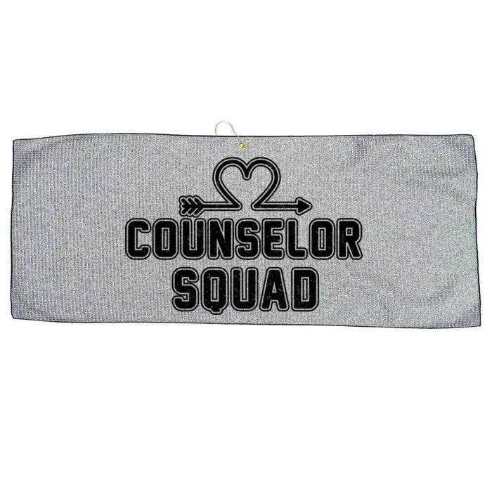 Counselor Squad Heart Large Microfiber Waffle Golf Towel