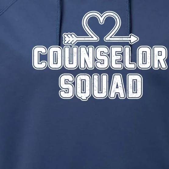 Counselor Squad Heart Performance Fleece Hoodie