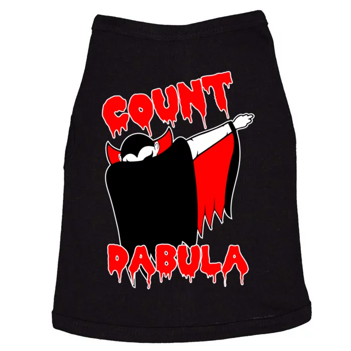 Count Dabula Bloody Vampire Halloween Doggie Tank