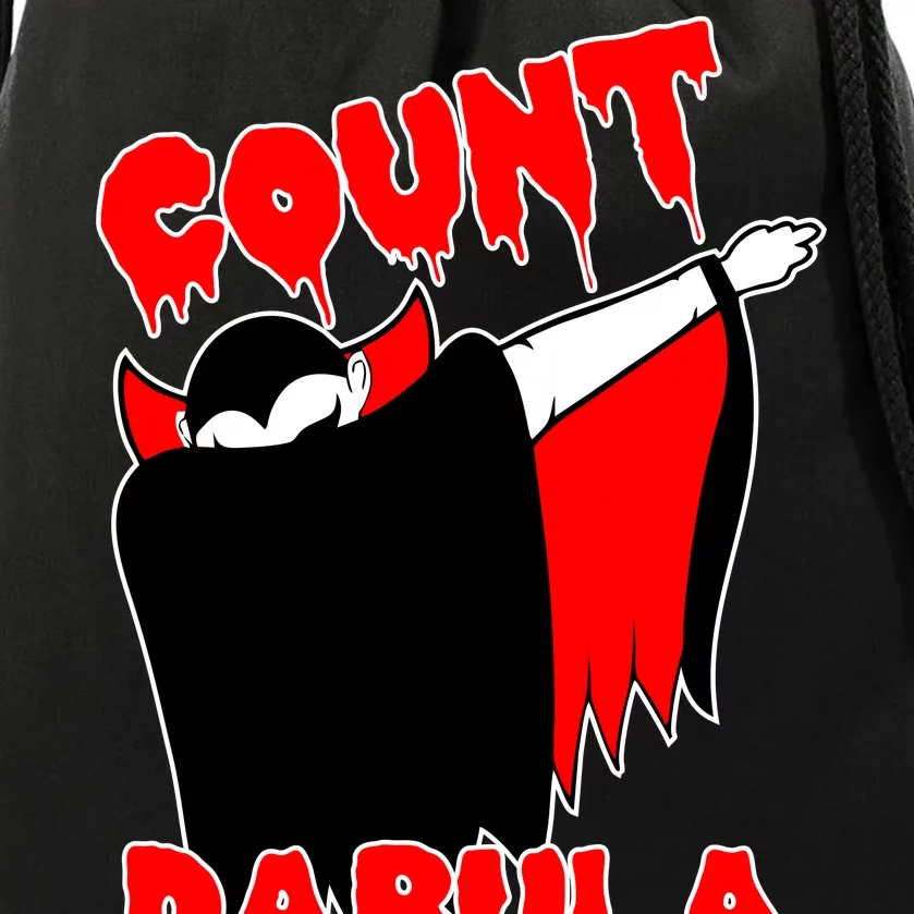 Count Dabula Bloody Vampire Halloween Drawstring Bag