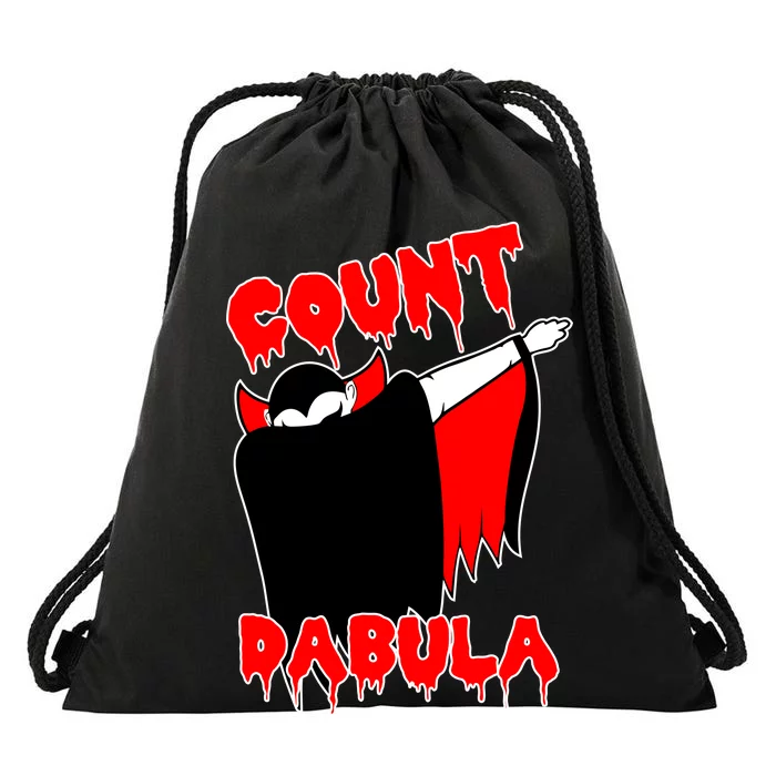 Count Dabula Bloody Vampire Halloween Drawstring Bag