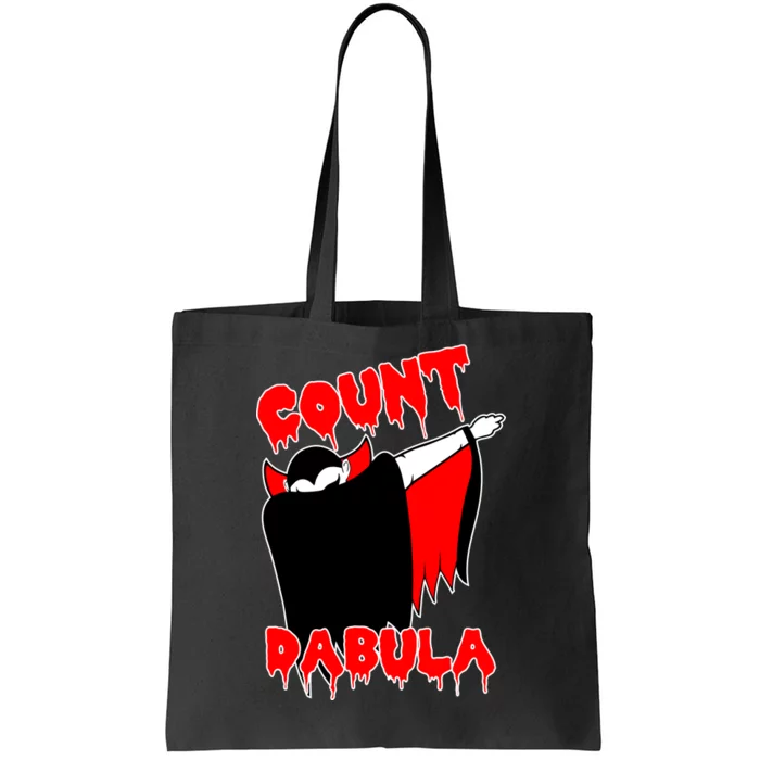 Count Dabula Bloody Vampire Halloween Tote Bag