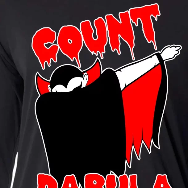 Count Dabula Bloody Vampire Halloween Cooling Performance Long Sleeve Crew