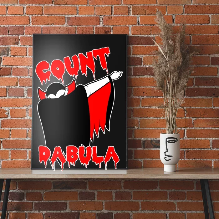 Count Dabula Bloody Vampire Halloween Poster