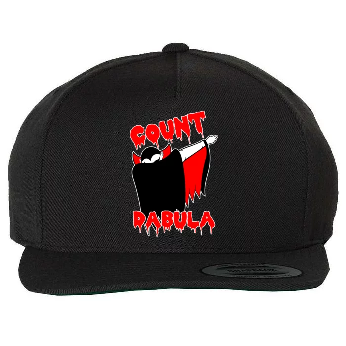 Count Dabula Bloody Vampire Halloween Wool Snapback Cap