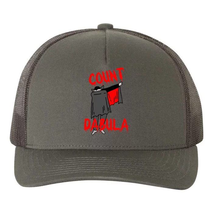 Count Dabula Dabbing Vampire Halloween Yupoong Adult 5-Panel Trucker Hat