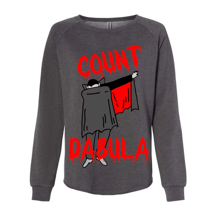 Count Dabula Dabbing Vampire Halloween Womens California Wash Sweatshirt