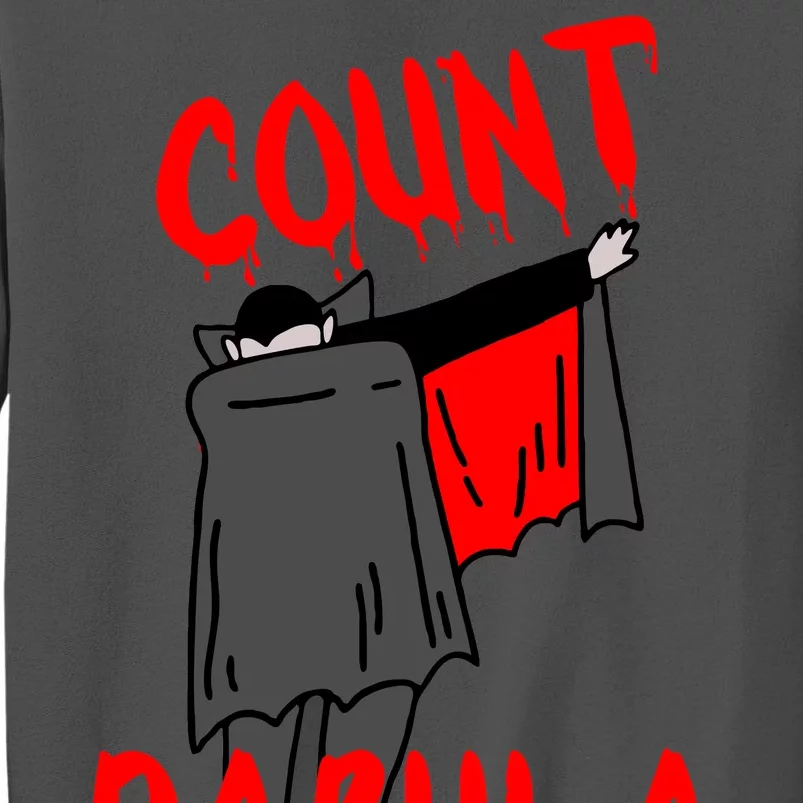 Count Dabula Dabbing Vampire Halloween Tall Sweatshirt