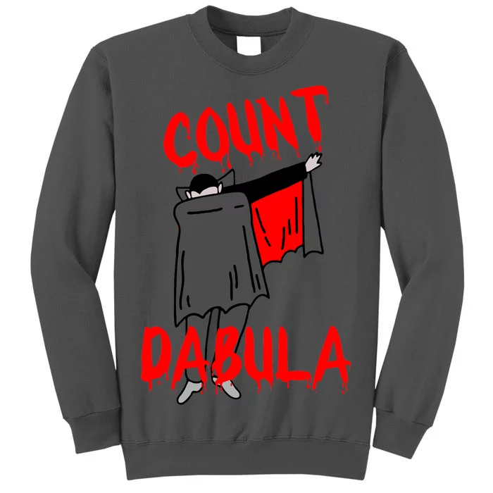 Count Dabula Dabbing Vampire Halloween Tall Sweatshirt