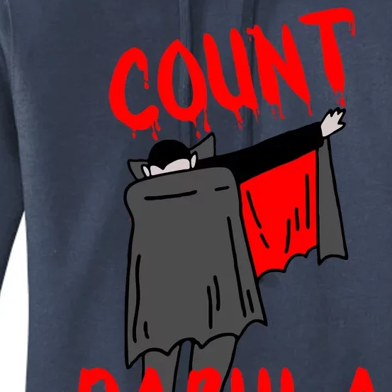 Count Dabula Dabbing Vampire Halloween Women's Pullover Hoodie